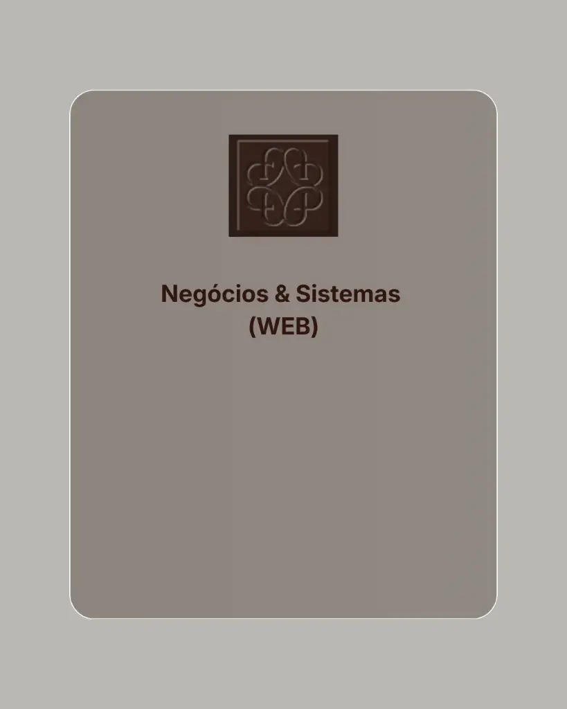 🧠Negócios e Sistemas + Solução WEB